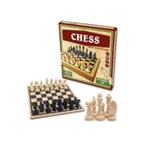 Star Oyun Aletleri Star Chess Ahşap Satranç Takımı Plastik Satranç Taşlı