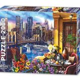 Star Oyun Uyumayan Şehir Brooklyn 2000 Parça Puzzle