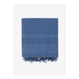 Star Pamuk Koltuk Şalı Denim Rengi 140x170