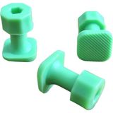 Star Pdr Boyasız Göçük Düzeltme Plastiği 2 Köşe Taban 15Mm*15Mm Yeşil 10 Adet