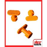 Star Pdr Boyasız Göçük Düzeltme Plastiği Düz Oval 25X12,5Mm Kırmızı 10 Adet