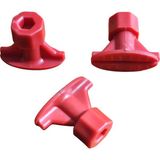Star Pdr Boyasız Göçük Düzeltme Plastiği Elips Kırmızı 12X25Mm 10 Adet