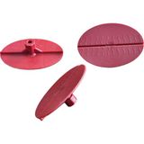 Star Pdr Boyasız Göçük Düzeltme Plastiği Kırmızı Elips 75-50Mm 10 Adet