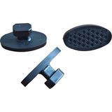 Star Pdr Boyasız Göçük Düzeltme Plastiği Köşe Elips Düz Çap 49X27Mm Siyah 10 Adet