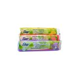 Star Plus 3 Adet Lavanta - Limon - Çilek Kokulu Büzgülü Çöp Torbası Büyük Boy 120 Gr. 65x70 Cm.