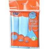 Star Plus 40'lı Çöp Torbası - Fırsat Paketi - 2 Rulo Büyük Boy + 1 Rulo Orta Boy Çöp Poşeti - 1 Paket