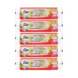 Star Plus Büzgülü Büyük Boy Çöp Torbası 5 Paket Çilek Kokulu 65x70 Cm