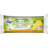 Star Plus Büzgülü Çöp Torbası Orta Boy 55X60 cm. Limon Kokulu - 55 x 60 cm