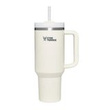 Star Termos Aqua Pipetli 900 ml Çelik Termos | 8 Saat Sıcak 12 Saat Soğuk 24 Saat Buz Tutar - Krem