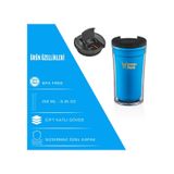 Star Termos Star Mug 250 Ml Opak Seri - Beyaz Piknik Kamp Outdoor Ofis Otel Kafe Okul Kampüs Mavi