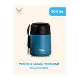Star Termos Yemek & Mama Termosu - Mavi 8 Saat Sıcak, 12 Saat Soğuk 48 Saat Buz Tutma