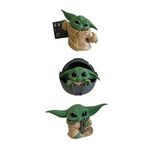 Star Wars Baby Yoda Grogu Yıldız Savaşları Figür Oyuncak Seti 3'lü