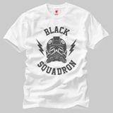 Star Wars: Black Squadron Erkek Tişört - XS - Beyaz