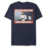 Star Wars: Classic Erkek Bisiklet Yaka T-Shirt Lacivert S