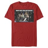 Star Wars: Classic Falcon Ekibi Erkek Bisiklet Yaka T-Shirt Kırmızı L