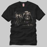 Star Wars: Darth Vader And Boba Fett Erkek Tişört - M - Siyah