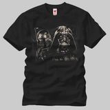 Star Wars: Darth Vader And Boba Fett Erkek Tişört - XS - Siyah