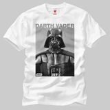 Star Wars: Darth Vader Halftone Erkek Tişört - XL - Beyaz