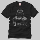 Star Wars Darth Vader No:1 Dad Erkek Tişört - XS - Siyah