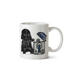 Star Wars Darth Vader R2-D2 Death Star Bin iki Tarafı Baskılı Kupa Bardak