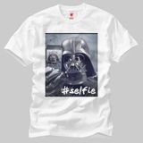 Star Wars: Darth Vader Selfie Erkek Tişört - Beyaz