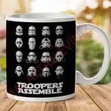 Star Wars Episode The Force Awakens Storm Troopers Assemble İki Tarafı Baskılı Kupa Bardak