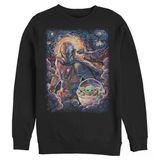 Star Wars Erkek Kazak Mandalorian Mando Razor Painty Stars Siyah Xxx-Large