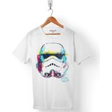 Star Wars Fresh Drawıng Darth Vader Erkek Tişört - Beyaz - XL