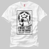 Star Wars: I Want You Erkek Tişört - XL - Beyaz