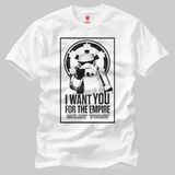 Star Wars: I Want You Erkek Tişört - XXL - Beyaz