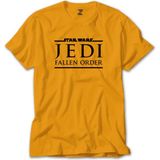 Star Wars Jedi Fallen Order Sarı Tişört Liyada - 4XL