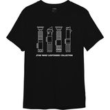Star Wars Lightsaber Collection Tişört - Siyah - 0 Siyah - 2XL