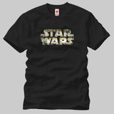 Star Wars Logo Erkek Tişört - XL - Siyah