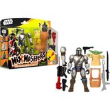 Star Wars Mixmashers Deluxe Figür Seti – The Mandalorian & Grogu | 15 cm Değiştirilebilir Parçalı Oyuncak - yok
