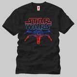 Star Wars Neon Erkek Tişört - XL - Siyah