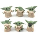 Star Wars Oyuncak Baby Yoda Karakter Figür Seti 6lı Baby Yoda