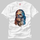 Star Wars: Polygon Chewy Erkek Tişört - XL - Beyaz