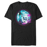 Star Wars Pop Droid Erkek Bisiklet Yaka T-Shirt Siyah M