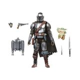Star Wars The Black Series The Mandalorian & Grogu, The Mandalorian & Grogu Deluxe Koleksiyon 15 cm Aksiyon Figürü Hediye