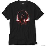Star Wars The Dark Side Red Siyah Tişört - XS