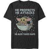 Star Wars The Mandalorian Tişört - Siyah - XL