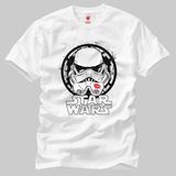 Star Wars: Trooper Kiss Erkek Tişört - L - Beyaz