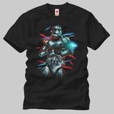Star Wars Trooper Neon Erkek Tişört - L - Siyah