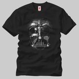 Star Wars: Vader Pixel Face Erkek Tişört - XS - Siyah