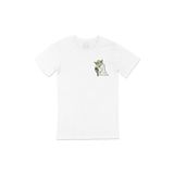 Star Wars Yoda Cep Logo Tasarımlı Beyaz Tişört