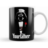 Star Wars Yourfather Kupa Bardak Porselen - 1 Adet - 330 ml - Beyaz