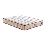 Star Yatak 100x200 Cm Tek Kişilik Nms Yaylı Saten Kumaşlı Full Ortopedik Sert Yatak Krem Bordür