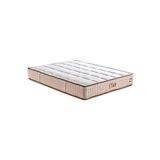 Star Yatak 90X190 Cm Tek Kişilik Nms Yaylı Saten Kumaşlı Full Ortopedik Sert Yatak Krem Bordür