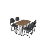Star Yemek Masası 4 Stil Sandalyeli Takım 1265