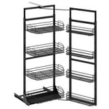 Starax 1221 125x140x45 cm Antrasit İkiz Kiler